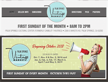 Tablet Screenshot of palmspringsvintagemarket.com